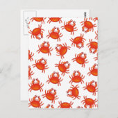 クリスマスアイランドアカガニ ポストカード (正面/裏面)