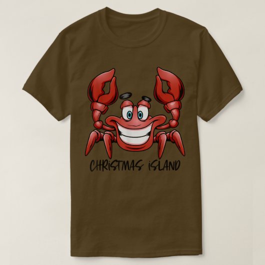 クリスマスアイランドオーストラリアビーチバケーショングループTr Tシャツ (デザイン正面)