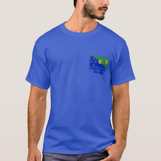 クリスマスアイランドレトロ Tシャツ (正面)