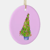 クリスマスアイリス アート オーナメント (右)