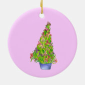 クリスマスアイリス アート オーナメント (裏面)