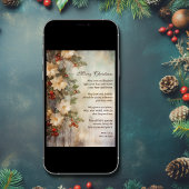 クリスマスアイリッシュ賛美の3つフォトウィンターの花 シーズンカード