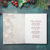 クリスマスアイリッシュ賛美の3つフォトウィンターの花 シーズンカード