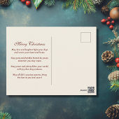 クリスマスアイリッシュ賛美の3つフォトウィンターの花 シーズンポストカード