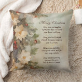 クリスマスアイリッシュ賛美ズ |冬かわいらしの花 クッション (ブランケット)