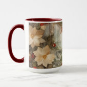 クリスマスアイリッシュ賛美ズ |冬かわいらしの花 マグカップ (左)