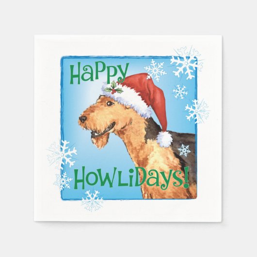 クリスマスアイレデール スタンダードカクテルナプキン (正面)