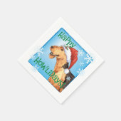 クリスマスアイレデール スタンダードカクテルナプキン (角)