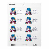 クリスマスアインスパイアメタグラム ラベル (フルシート)