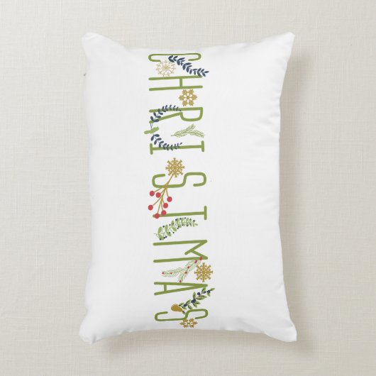 クリスマスアクセント枕 アクセントクッション (正面(垂直))