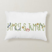 クリスマスアクセント枕 アクセントクッション (裏面)