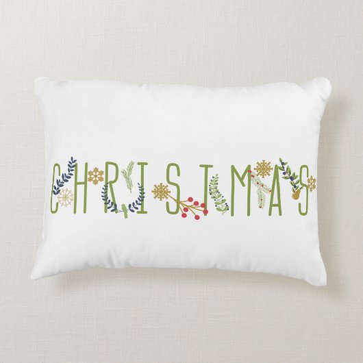 クリスマスアクセント枕 アクセントクッション (裏面)