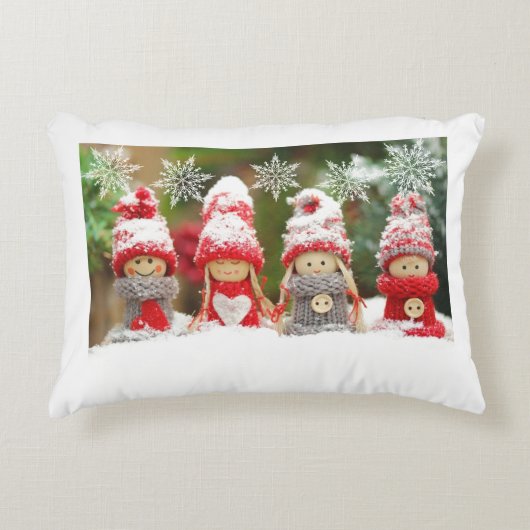 クリスマスアクセント枕 アクセントクッション (正面)
