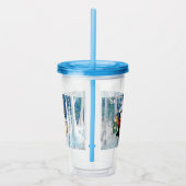 クリスマスアクリルタンブラーHappy Penguin おもしろい - アクリルタンブラー (右)