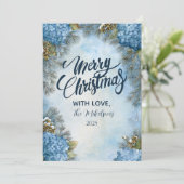 クリスマスアジサイ松コーン シーズンカード (スタンド正面)