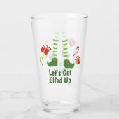クリスマスアダルトユーモアのあるパーティーを楽しもう タンブラーグラス (裏面)