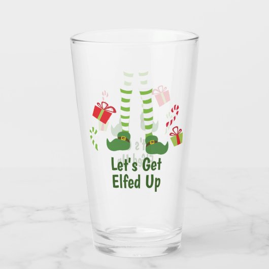 クリスマスアダルトユーモアのあるパーティーを楽しもう タンブラーグラス (裏面)