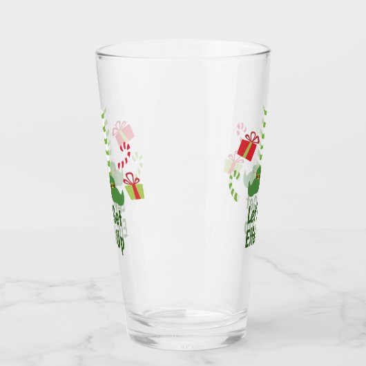 クリスマスアダルトユーモアのあるパーティーを楽しもう タンブラーグラス (左)