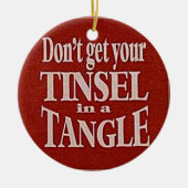 クリスマスアダルトユーモアオーナメント セラミックオーナメント (正面)
