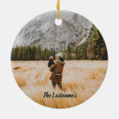 クリスマスアットザキャビンセラミックオーナメント セラミックオーナメント (裏面)