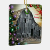 クリスマスアットザバーンドセラミックオーナメント セラミックオーナメント (右)