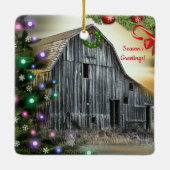 クリスマスアットザバーンドセラミックオーナメント セラミックオーナメント (裏面)