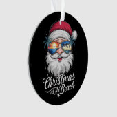 クリスマスアットザビーチハワイアンサマーホリデイ オーナメント (正面)