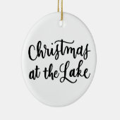クリスマスアットザレイクオーナメント セラミックオーナメント (右)