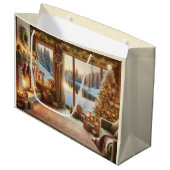 クリスマスアットザレイク抱き枕 ラージペーパーバッグ (正面アングル)