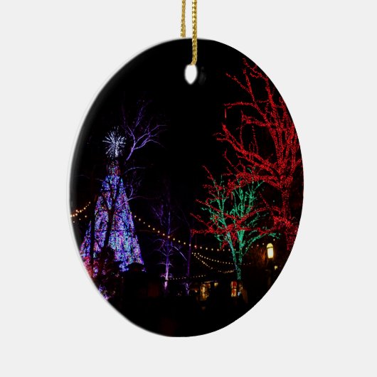 クリスマスアットシルバードルシティセラミックオーナメント セラミックオーナメント (右)