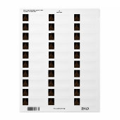 クリスマスアットデイリープラザシカゴ ラベル (フルシート)