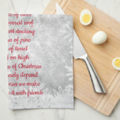 クリスマスアットナン&グランドズハウスキッチンタオル キッチンタオル (四つ折り)