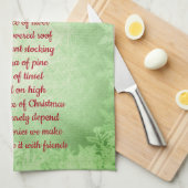 クリスマスアットマ素晴らしムズハウスキッチンタオル キッチンタオル (四つ折り)