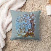 クリスマスアット小妖精や小人ホール クッション (ブランケット)