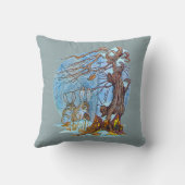 クリスマスアット小妖精や小人ホール クッション (裏面)