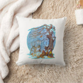 クリスマスアット小妖精や小人ホール クッション (ブランケット)