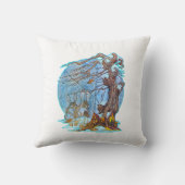 クリスマスアット小妖精や小人ホール クッション (裏面)