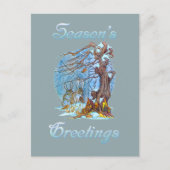 クリスマスアット小妖精や小人ホール シーズンポストカード (正面)