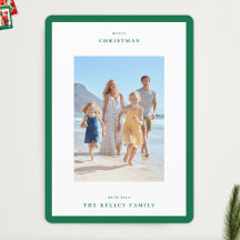クリスマスアップルグリーンモダンシンプルフォトフレーム