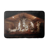 クリスマスアドベンツイエズス出生マンガーシーン バスマット (正面)