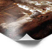 クリスマスアドベンツイエズス出生マンガーシーン フォトプリント            (角)