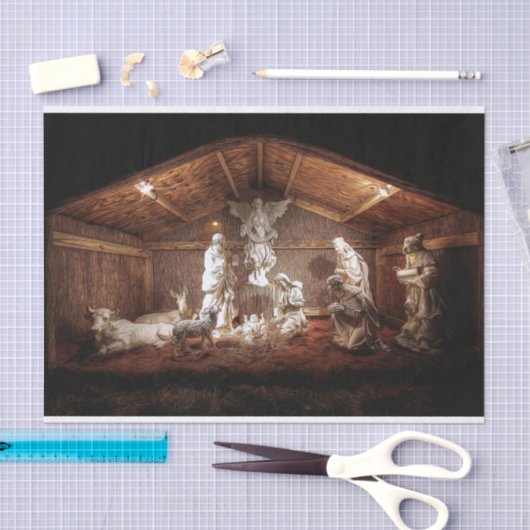 クリスマスアドベンツイエズス出生マンガーシーン 薄葉紙 (クラフト)
