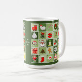 クリスマスアドベント コーヒーマグカップ (正面右)