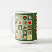 クリスマスアドベント コーヒーマグカップ (正面左)
