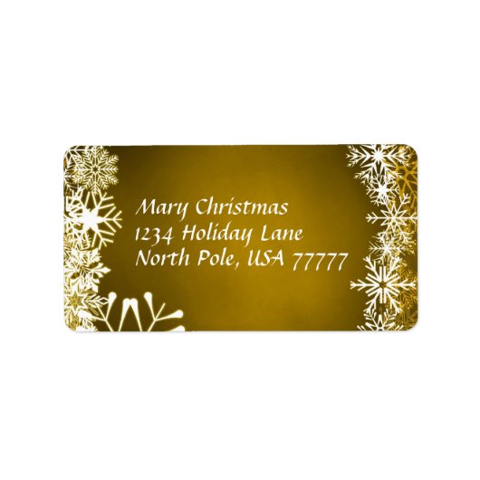 クリスマスアドレスのラベル ラベル (正面)