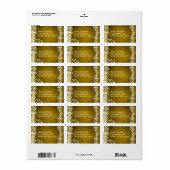 クリスマスアドレスのラベル ラベル (フルシート)