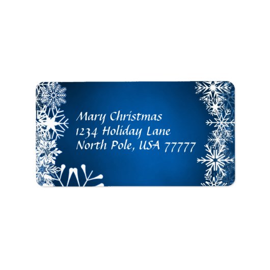 クリスマスアドレスのラベル ラベル (正面)