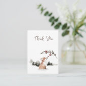 クリスマスアニマルサンキューエンクロージャカード エンクロージャーカード (スタンド正面)