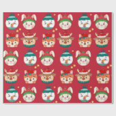 クリスマスアニメオーナメント ラッピングペーパー (フラット)