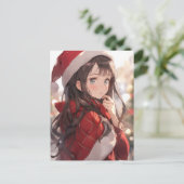 クリスマスアニメガール シーズンポストカード (スタンド正面)